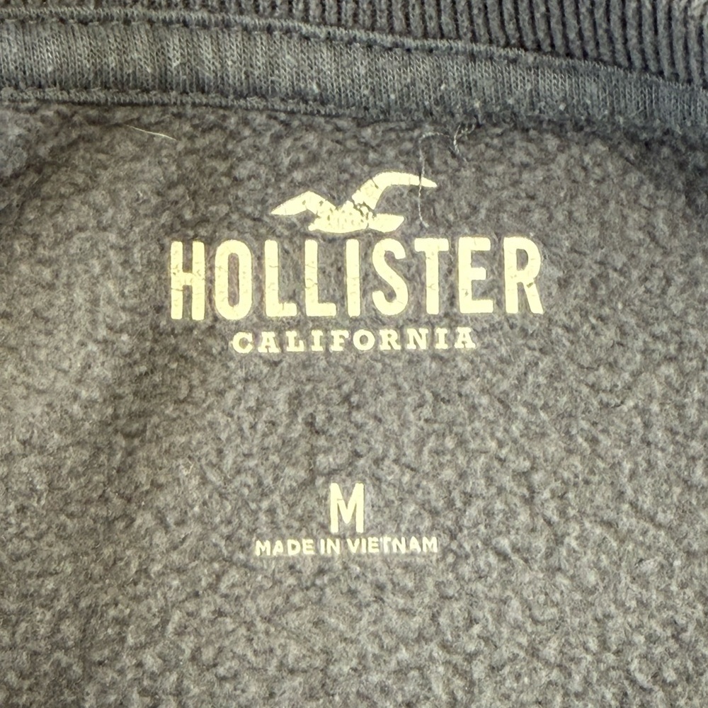 Hollister Co. Women’s Celestial Crew Neck Sweatshirt Size M Slate Blue - Picture 6 of 6